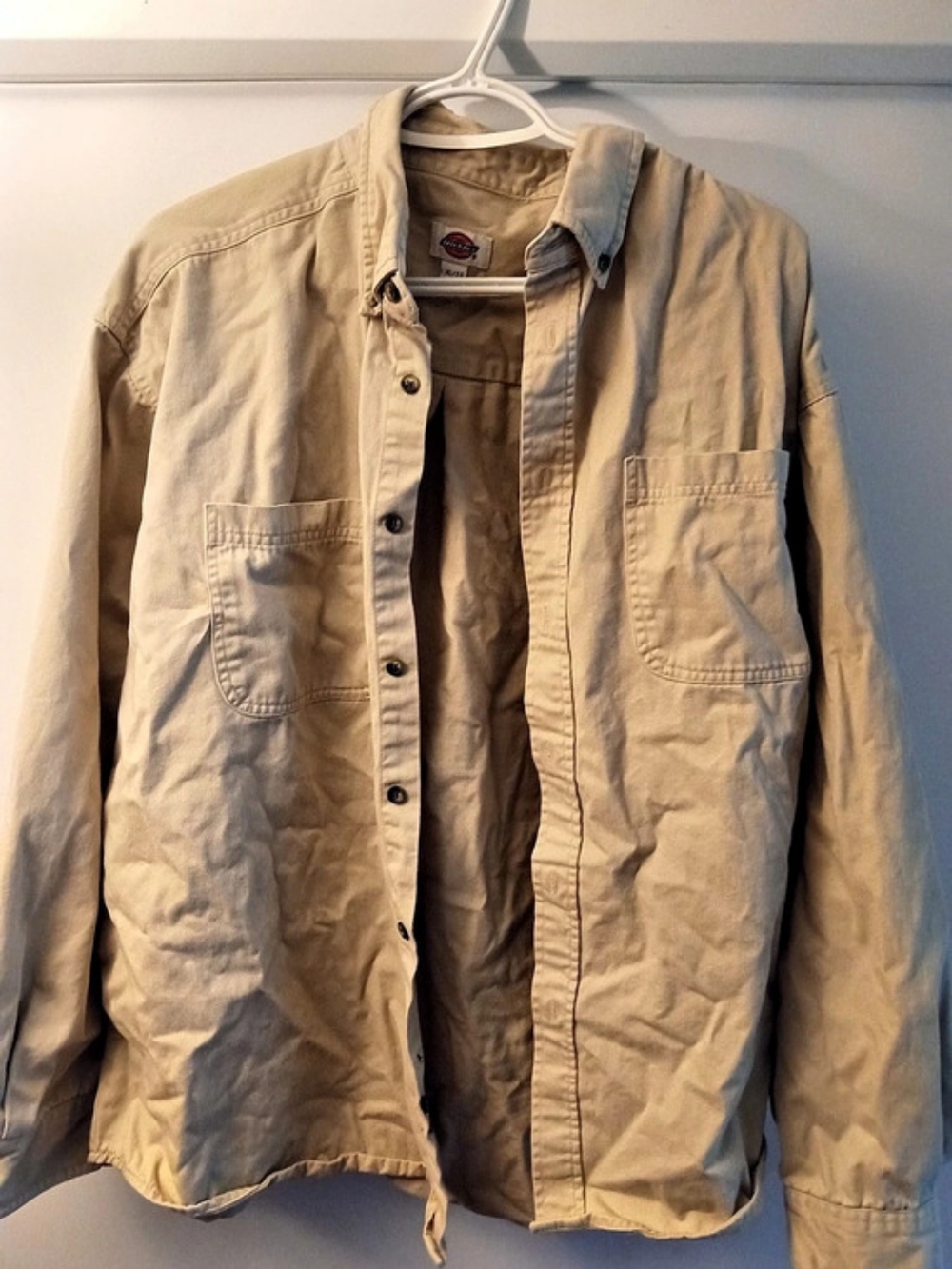 Dickies Original Long Sleeve Work Shirt Tan XL
